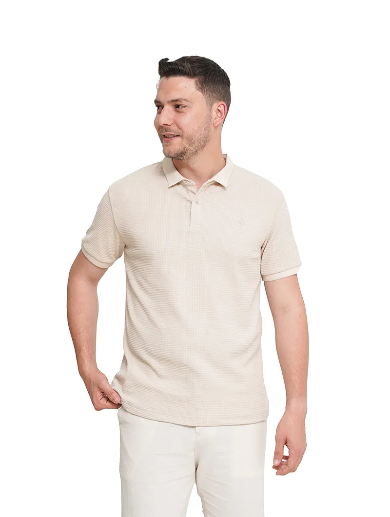 Polo en piqué de coton